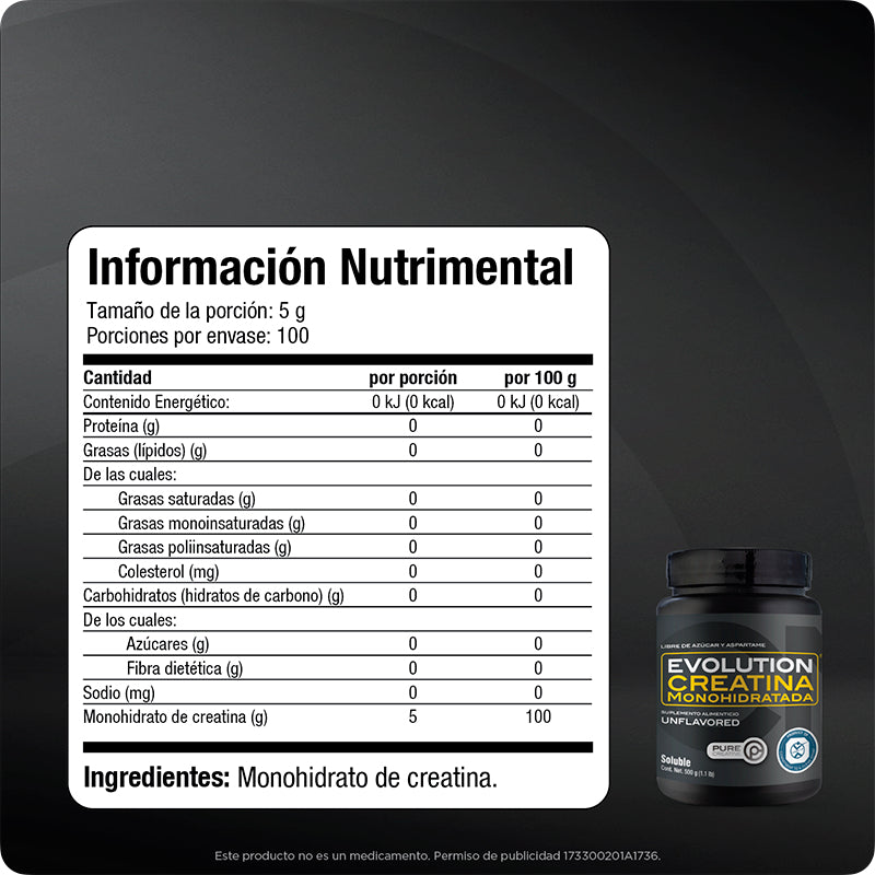 Creatina - EVOLUTION  Evolution Nutraceutical Company