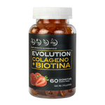 Colágeno + Biotina sabor fresa 60 gomitas