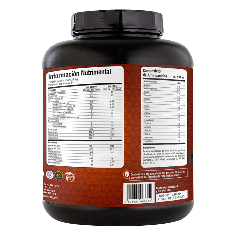 Proteína WP100 2,800 gramos
