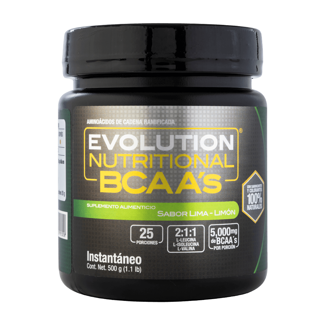 BCAAs aminoácidos Bote 500 gramos evolution