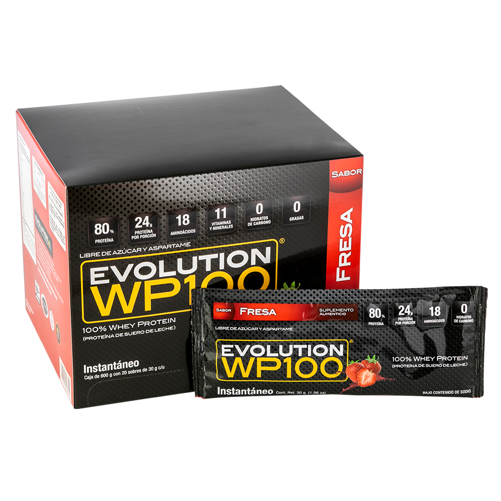 Proteína WP100 caja 20 sobres