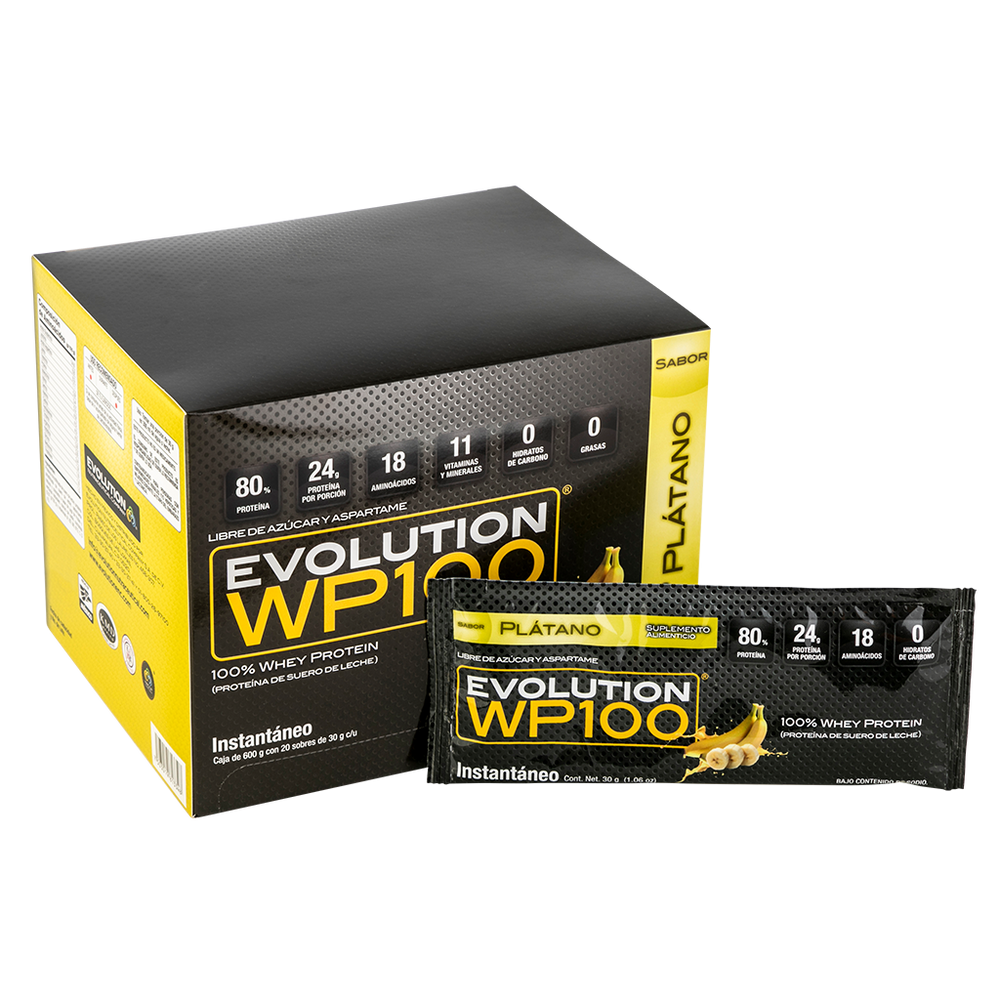 Proteína WP100 caja 20 sobres