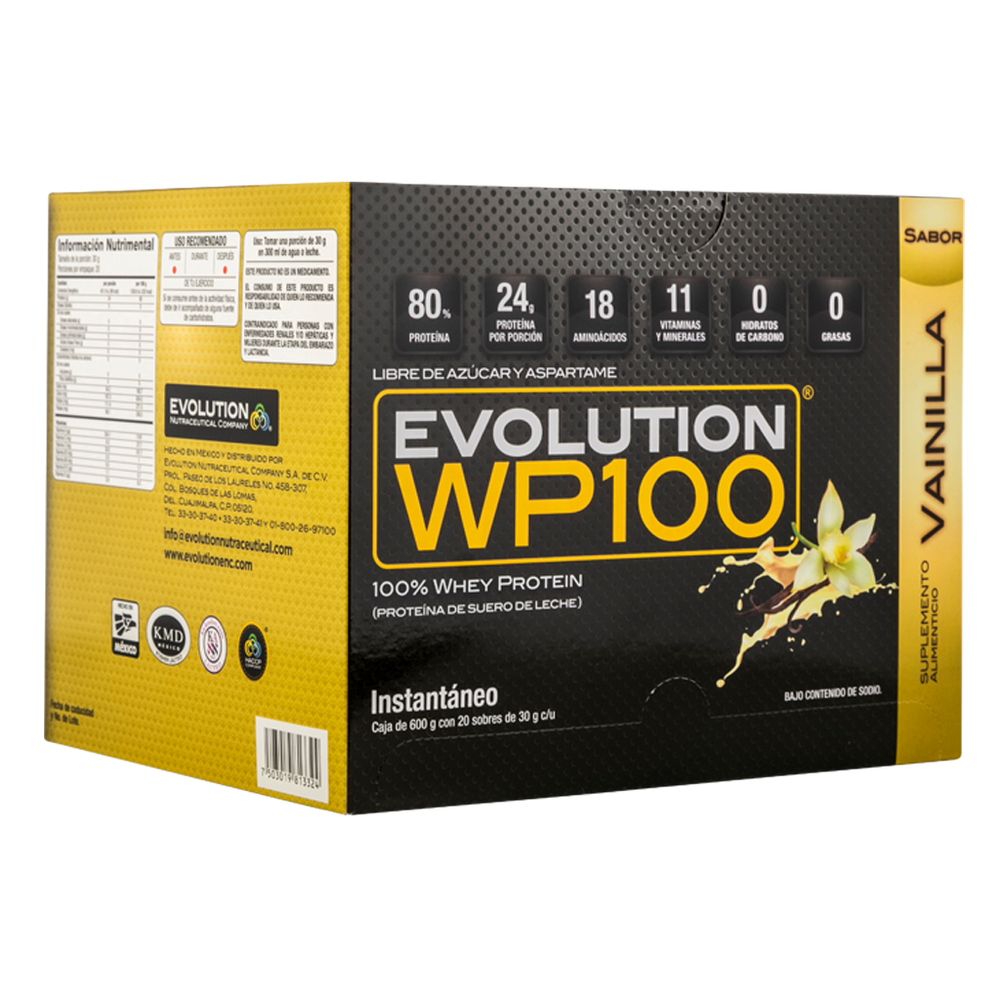 Proteína WP100 caja 20 sobres