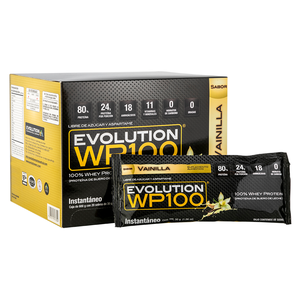 Proteína WP100 caja 20 sobres