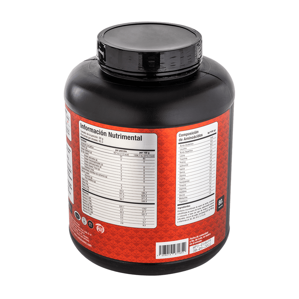 WP100 proteína de suero de leche Bote 2800 gramos Evolution