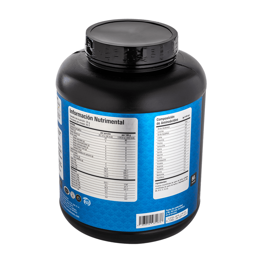 WP100 proteína de suero de leche Bote 2800 gramos Evolution