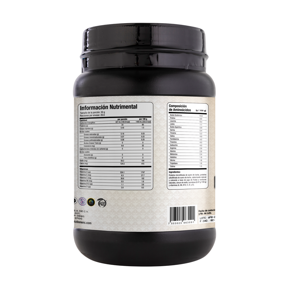 Proteína WP100 800 gramos