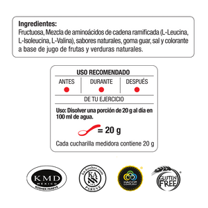 BCAA's Aminoácidos 500 gramos