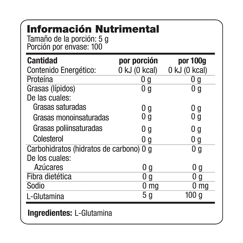 L-GLUTAMINA EVOLUTION suplemento