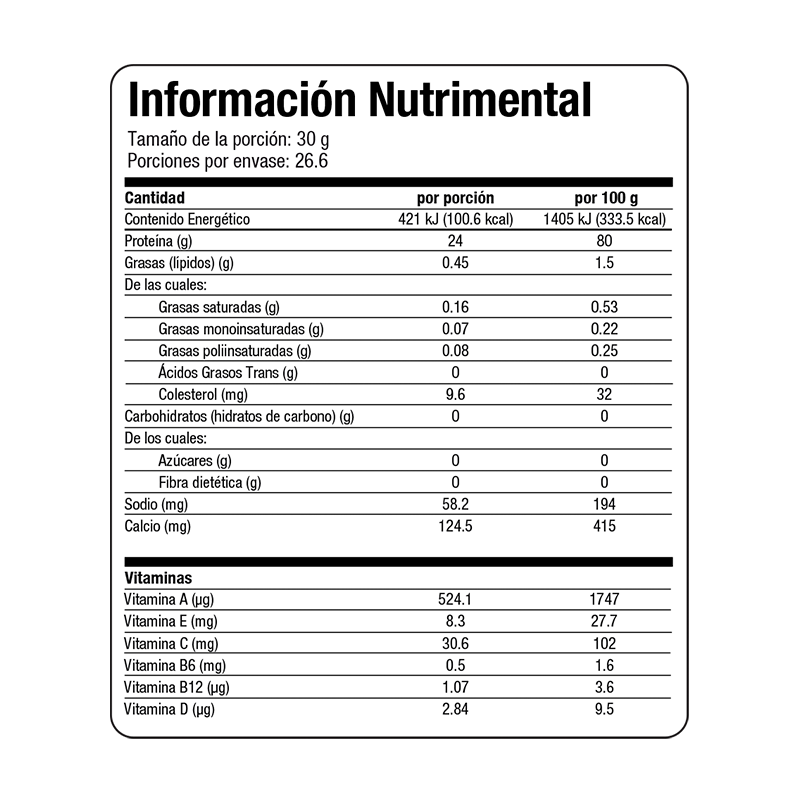 Proteína WP100 800 gramos