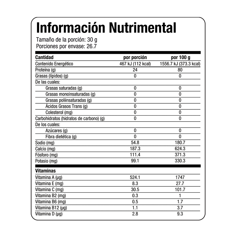 WP100 proteína de suero de leche Bote 800 gramos Evolution